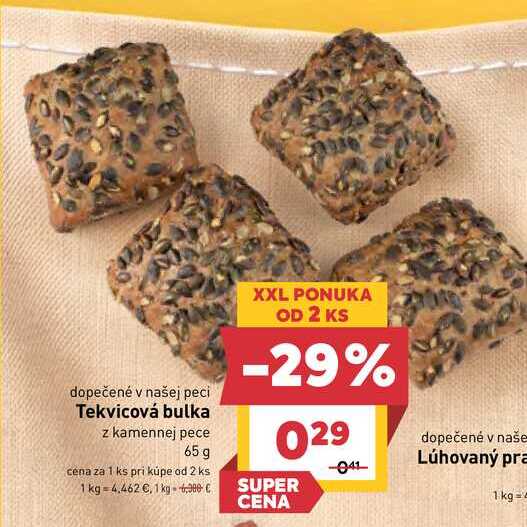 Tekvicová bulka z kamennej pece 65 g