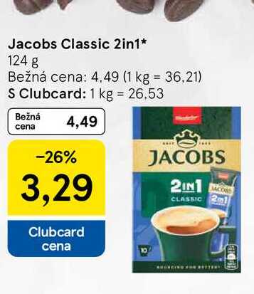Jacobs Classic 2in1 124 g