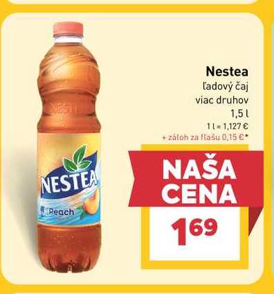 Nestea Ľadový čaj viac druhov 1,5l