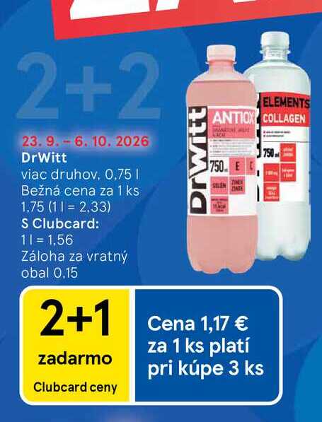 DrWitt viac druhov, 0.75 l