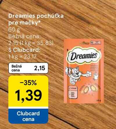 Dreamies pochúťka pre mačky 60 g