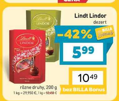Lindt Lindor 200 g