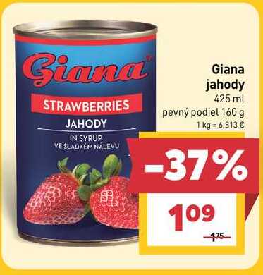 Giana jahody 425 ml 