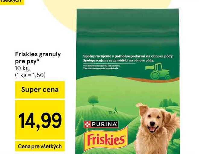Friskies granuly pre psy 10 kg