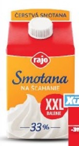 Rajo Smotana na šľahanie