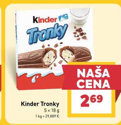 Kinder Tronky 5 x 18 g