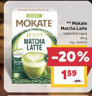 Mokate Matcha Latte instantný nápoj 84 g