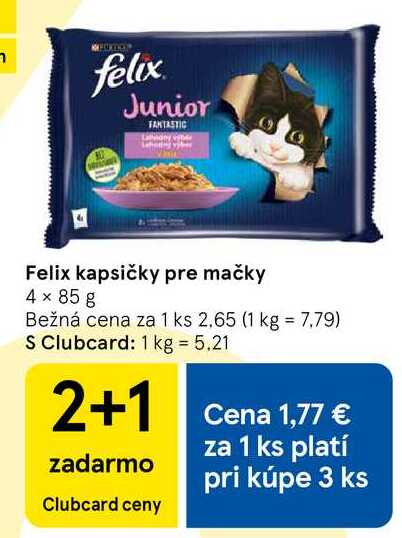 Felix kapsičky pre mačky 4 x 85 g