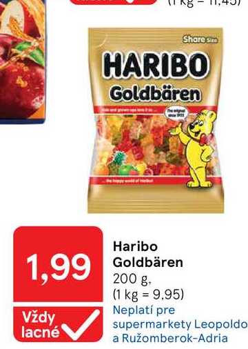 Haribo Goldbären 200 g