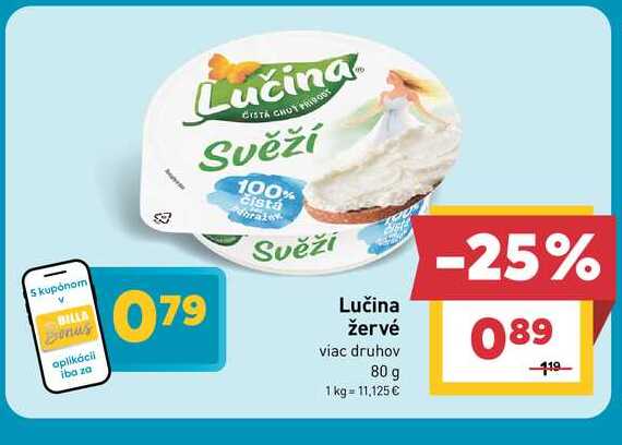 Lučina žervé viac druhov 80 g