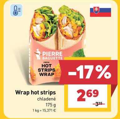 Wrap hot strips chladené 175 g