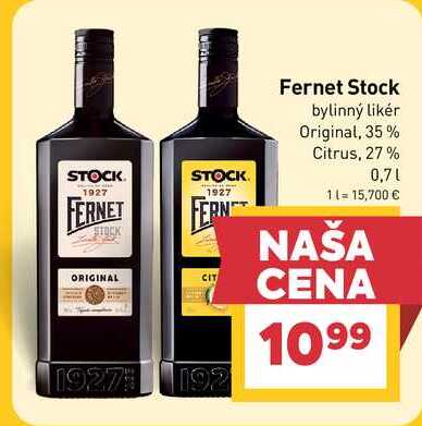 Fernet Stock 0,7l