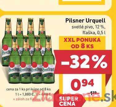 Pilsner Urquell 500 ml sklo