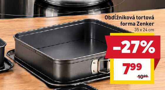 Obdĺžniková tortová forma Zenker 35 x 24 cm