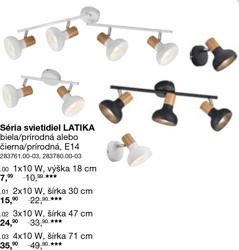 Séria svietidiel LATIKA