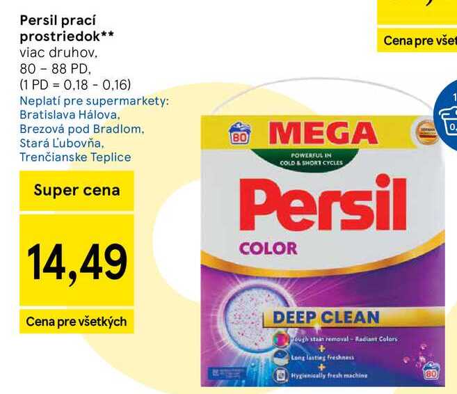 Persil prací prostriedok viac druhov 80 - 88 PD