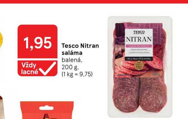 Nitran saláma balená 200 g