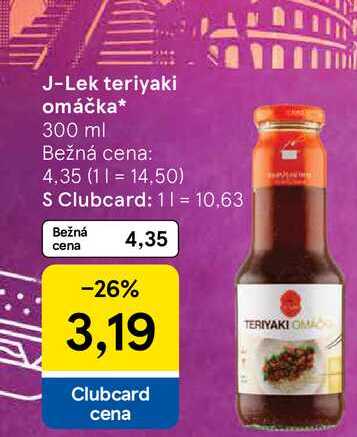J-Lek teriyaki omáčka 300 ml 
