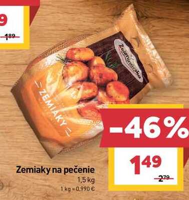Zemiaky na pečenie 1,5 kg