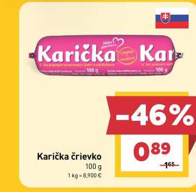 Karička črievko 100 g