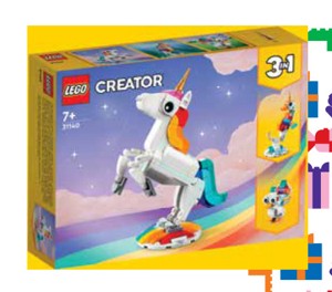 LEGO® Creator 3-in-1 31140 Kúzelný jednorožec