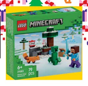 LEGO® Minecraft® 21583 Steve a dobrodružstvo v tajge
