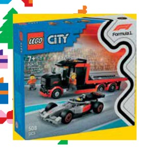 LEGO® City 60493 Výstavný nákladiak F1® s pretekárskym autom Audi F1®