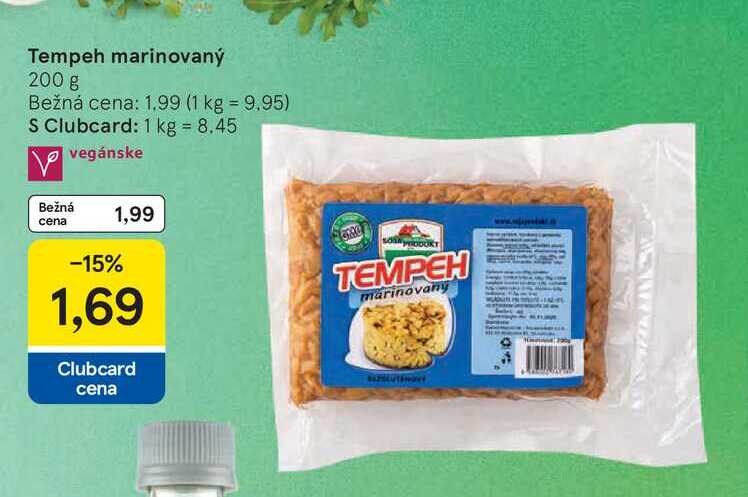 Tempeh marinovaný 200 g