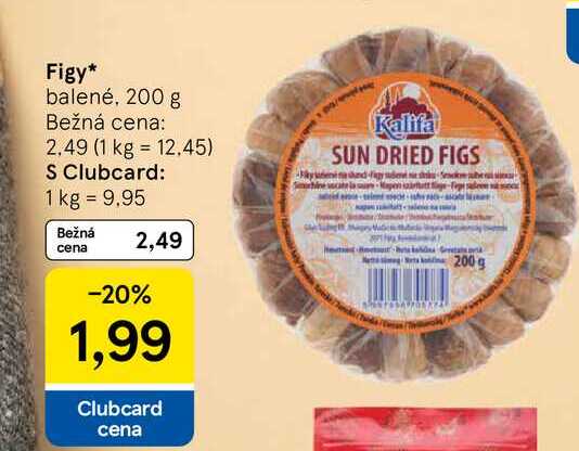Figy balené, 200 g