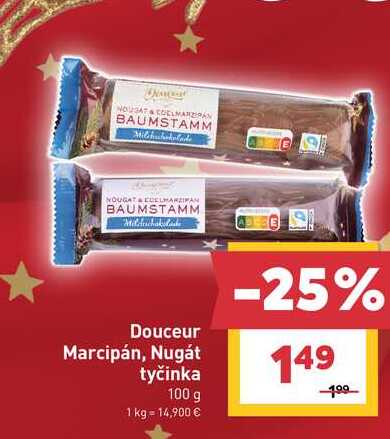 Douceur Marcipán, Nugát tyčinka 100 g
